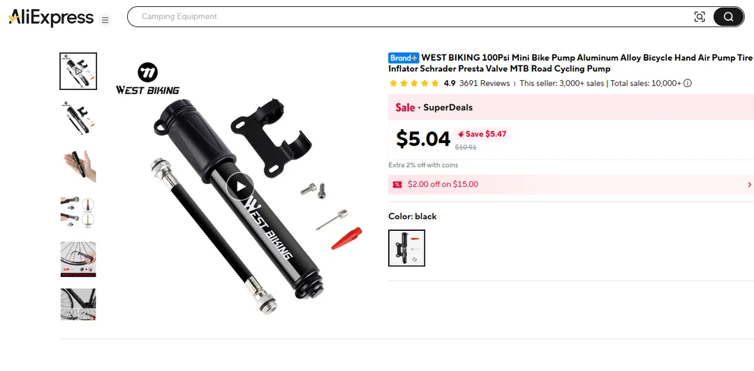 The AliExpress listing this ad was generated from
